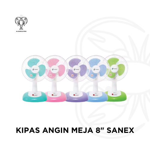 [SANEX] Kipas Angin Meja 8" FD-0888/0887 | Desk Fan 6 Inch Sanex | Kipas Mini Sanex