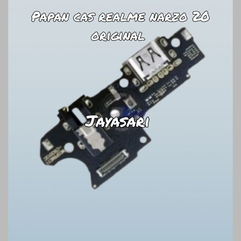 Papan Cas Realme narzo 20 charger papan cas konektor original full IC