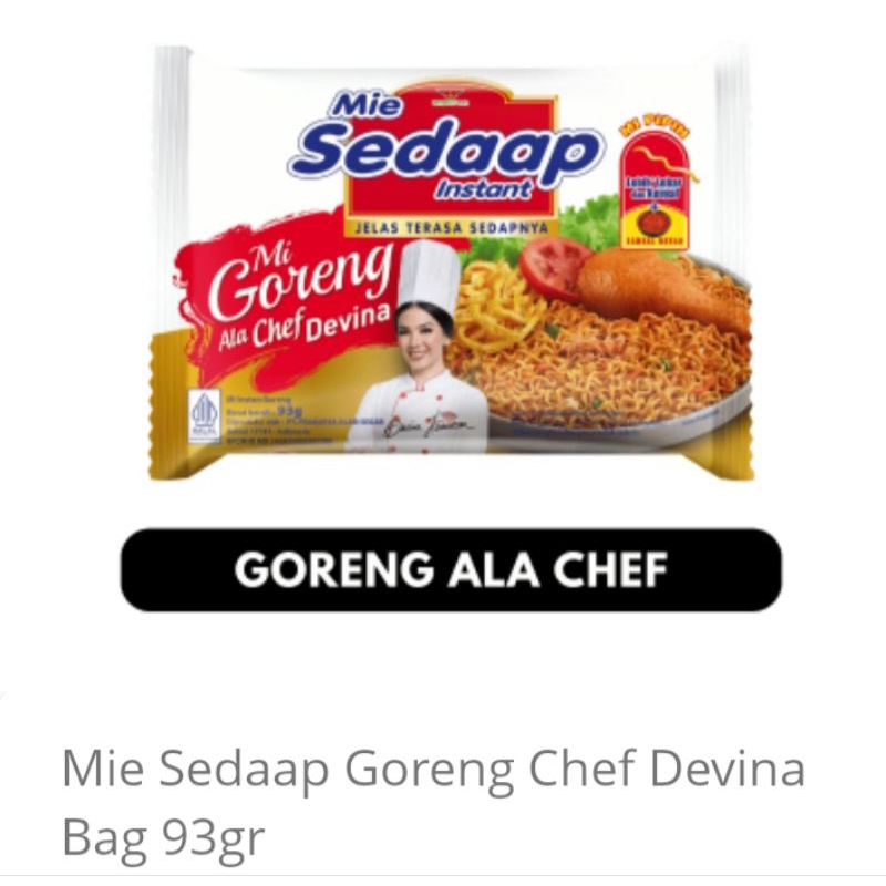 

mie sedaap terlaris isi 5 pcs