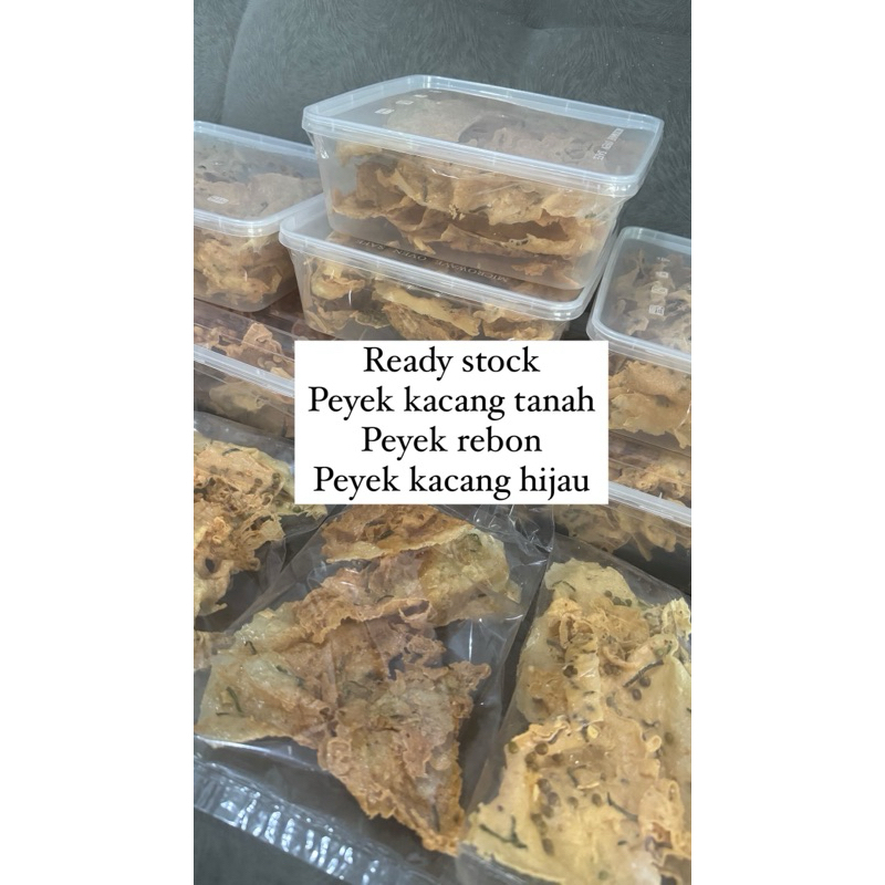 

peyek home made