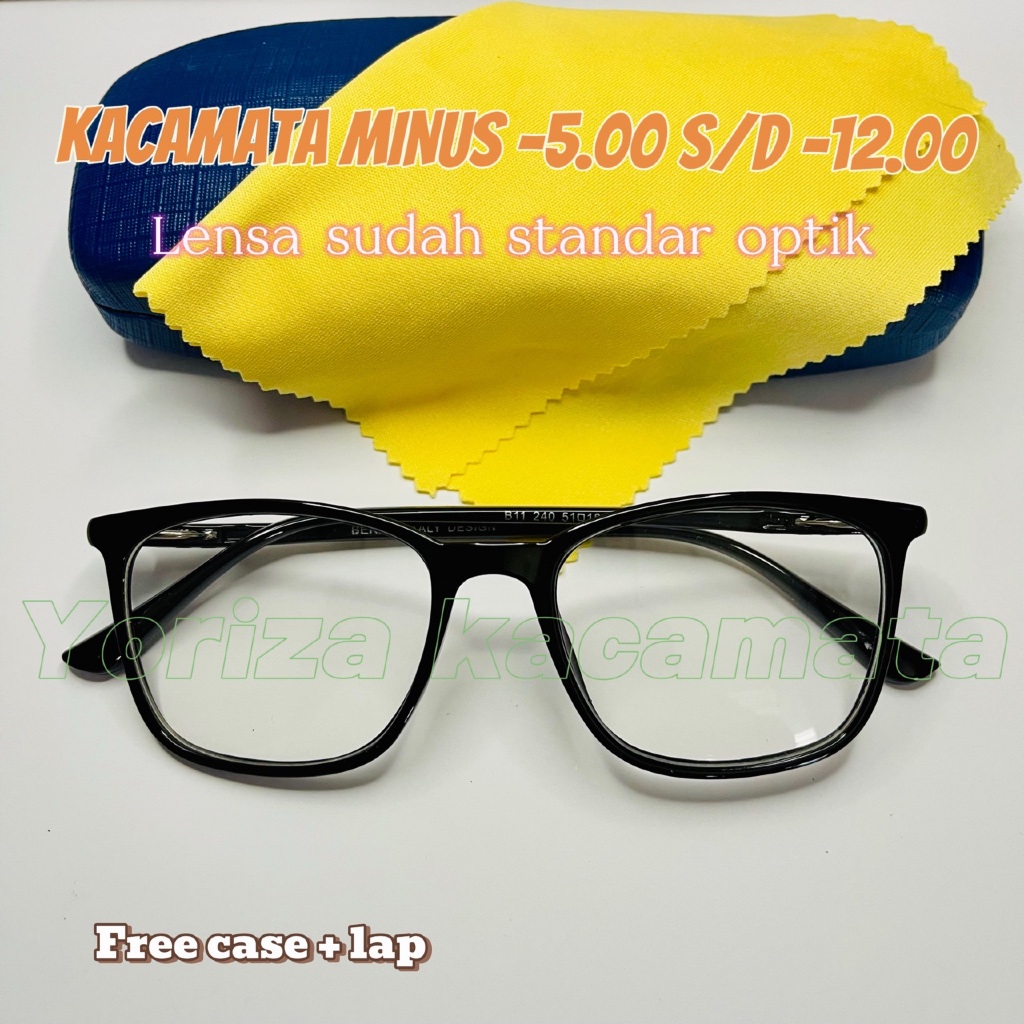 KACAMATA MINUS RABUN JAUH -5 S/D -12 KACAMATA MINUS TINGGI LENSA TIPIS KACAMATA MINUS TINGGI PRIA DA