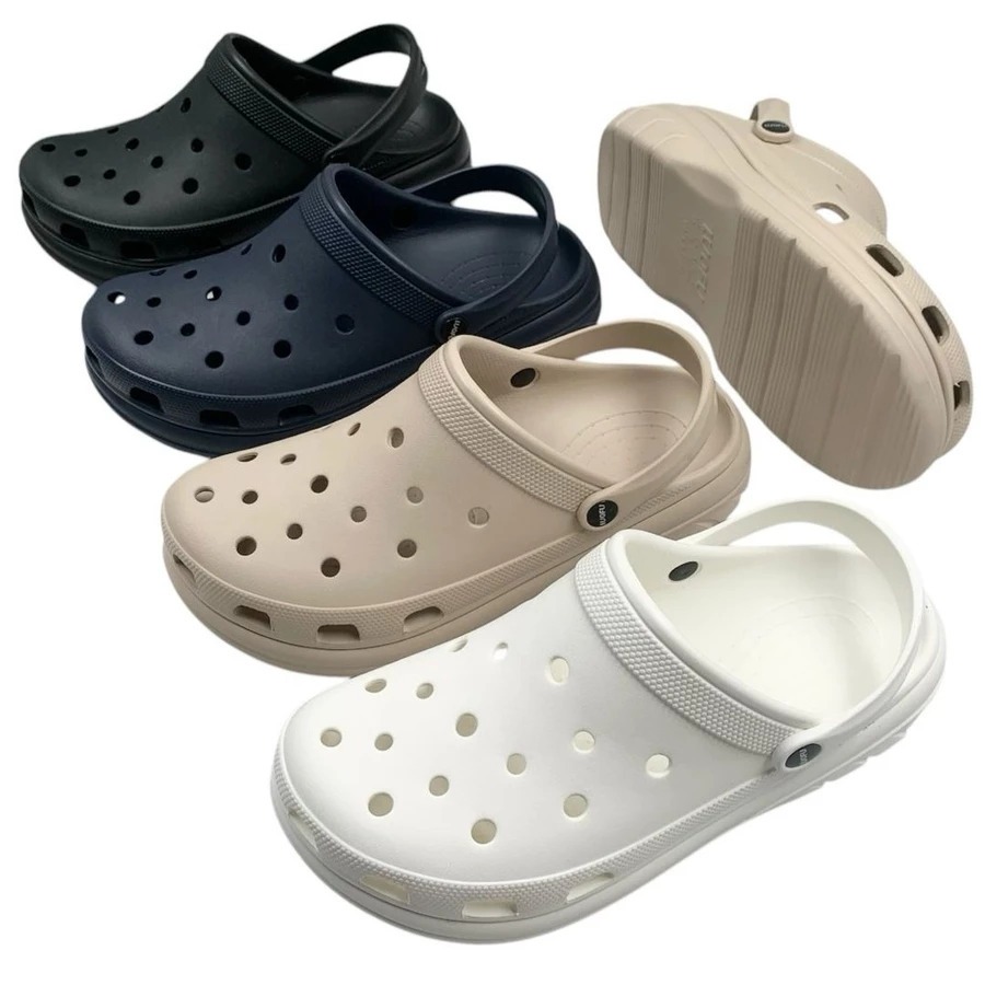 LUOFU Sandal Sepatu Heels Bakpau Baim Wanita E7216-E01PLS