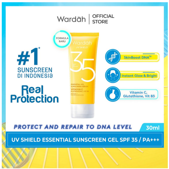 WARDAH Sunscreen Gel SPF 35 - Kuning