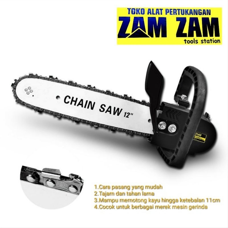 Dudukan Gergaji Mesin Gerinda 12 inch Kova