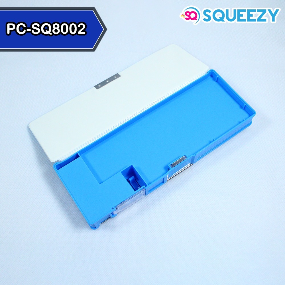

Kotak Pensil Ukuran Jumbo Tempat Pensil 2 Sisi + Rautan PC-SQ8002 SF6