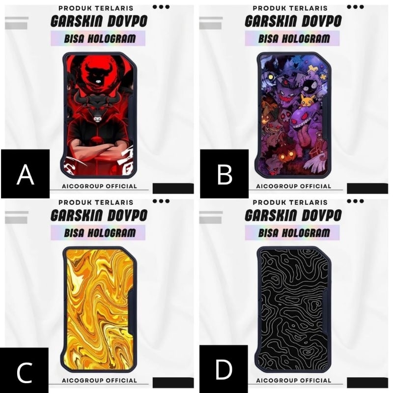 

Premium innneerrr Garskin Dvpo Hologram Full Motif Dan Anti Gores