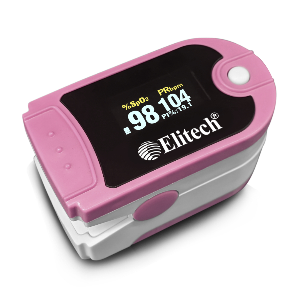 Pulse Oximeter Fox-1 (N) Elitech - Saturasi Oksigen-Pink