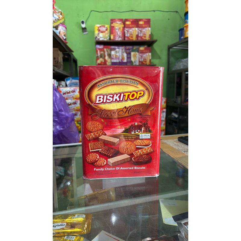 

BISKITOP ASSORTED BISCUITS TRADITIONAL SWEET HOME KOTAK - 1500gr