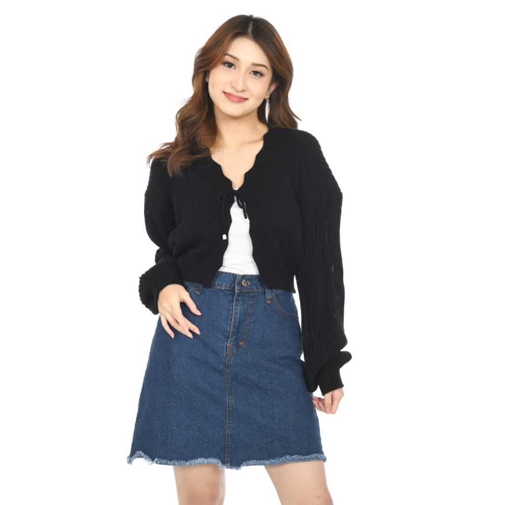 Cardigan crop rajut / Kardigan rajut knit /Cardi Crop Knit// Korean cardi crop// Cardi Crop