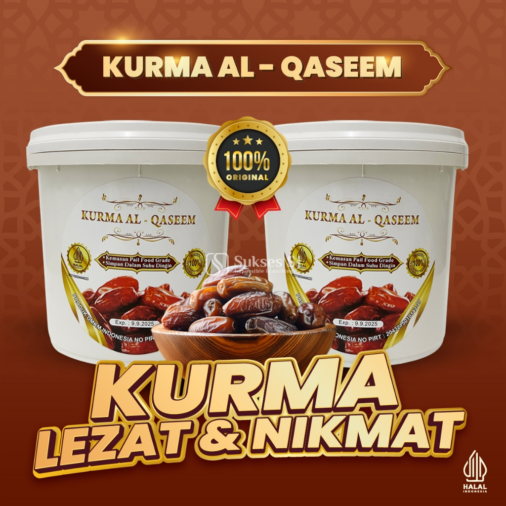 

(CP) KURMA AL QASEEM ISI 500 GRAM / KURMA AL QASEEMLEMBUT