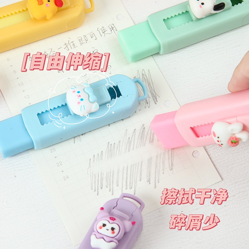 

Penghapus Pensil Dorong Warna Karakter Penghapus Mekanik Lucu Mechanical Eraser Push & Pull Retractable Perlengkapan Sekolah Anak