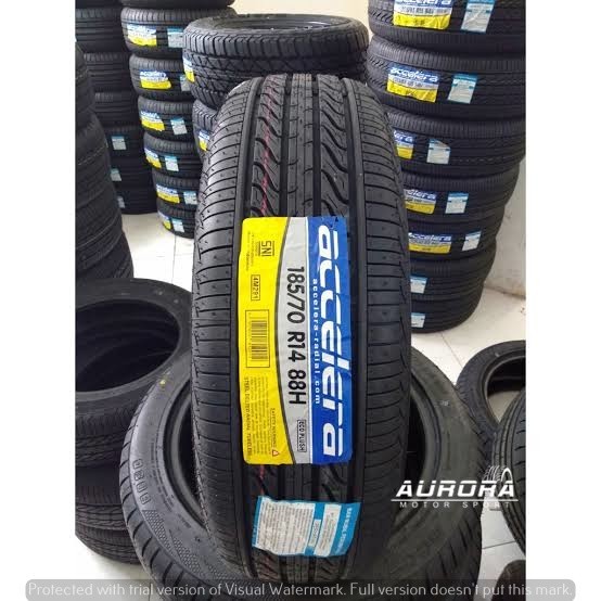 Ban mobil standar avanza,xenia ukuran 185/70 R14 merk accelera eco plush ban nik terbaru