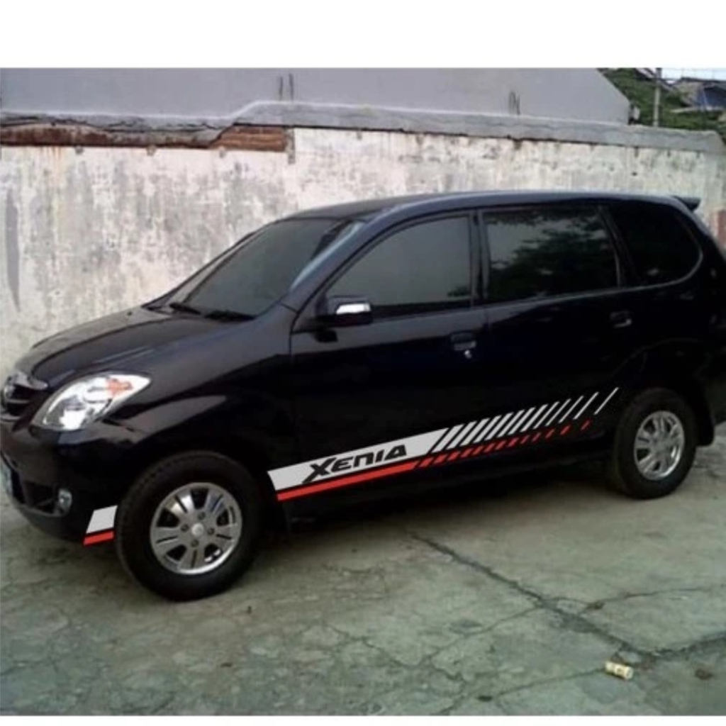 Sticker cutting  mobil Daihatsu xenia stiker list body minimalist mobil xenia