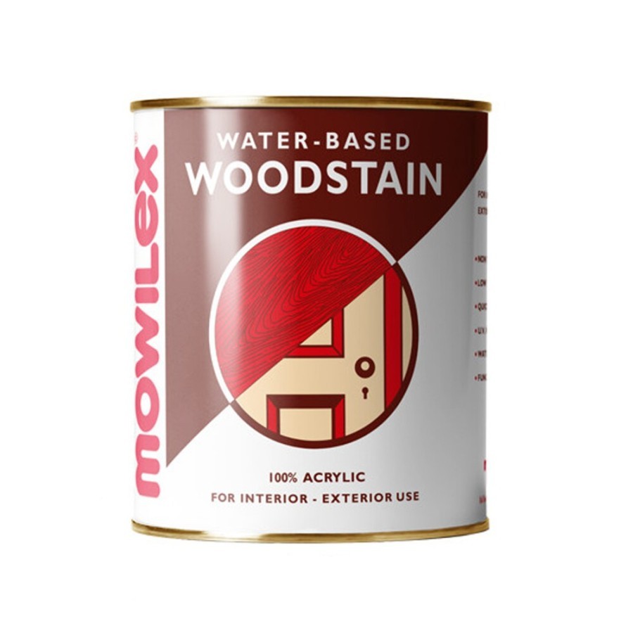 MOWILEX 1KG WOODSTAIN WATERBASED PLITUR KAYU PERNIS VERNIS POLITUR KAYU - Ready Semua Varian