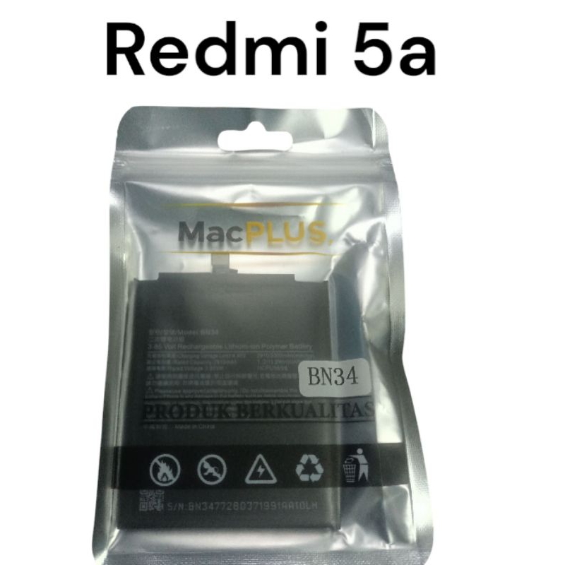 BATERAI XIAOMI REDMI 5A BN 34 bn34
