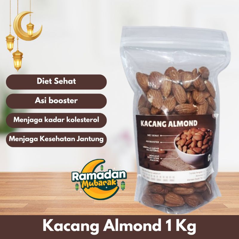 

Kacang Almond 1 Kg Premium