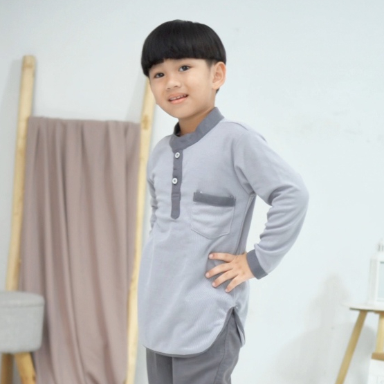 Kurta Anak Kaos Muslim Anak Laki Laki | Kaos Kurta Anak Premium | Baju Koko Anak
