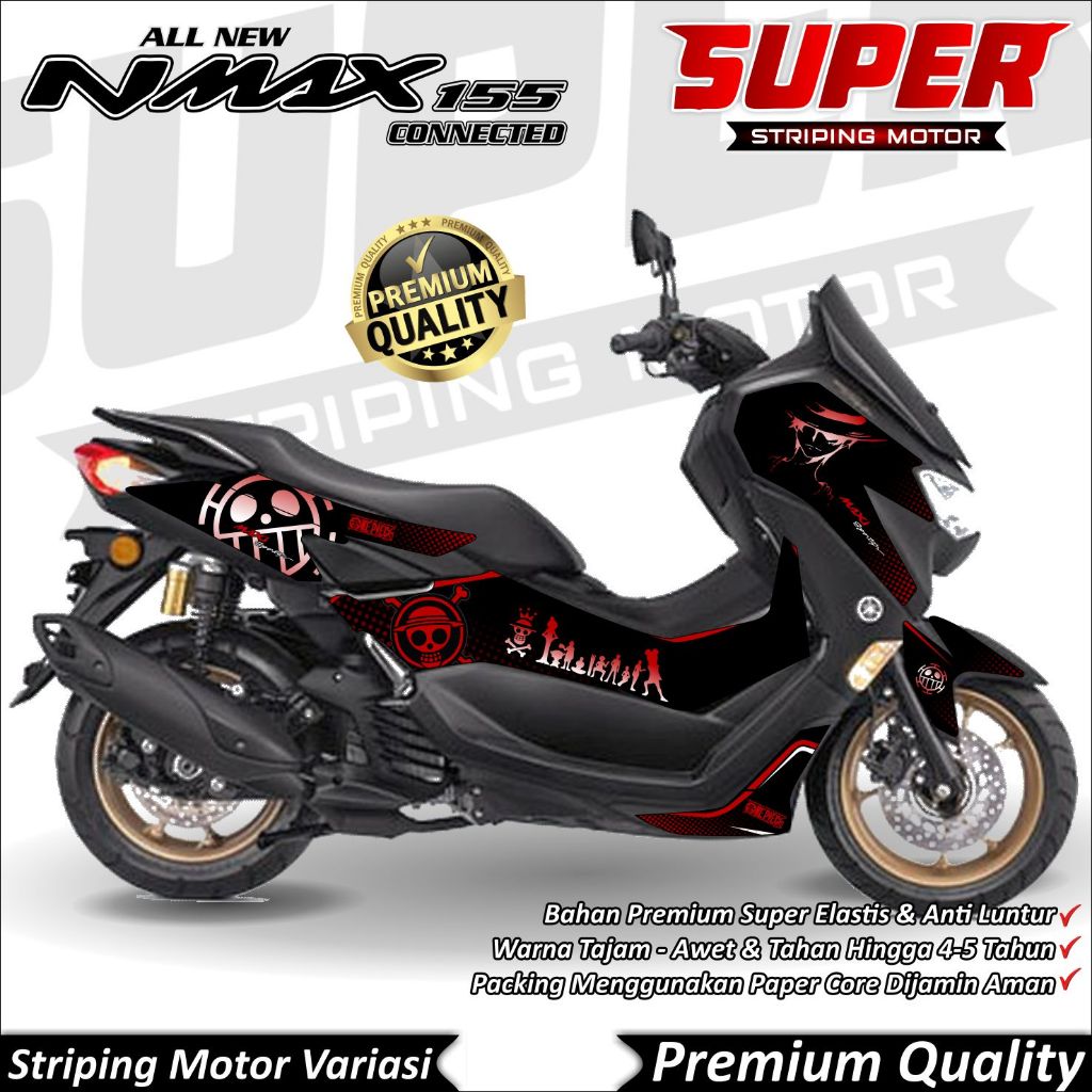 Stiker Nmax New 2020 - 2022 Anti Luntur keren Striping Nmax New 2020 - 2022 Striping Yamaha Nmax New