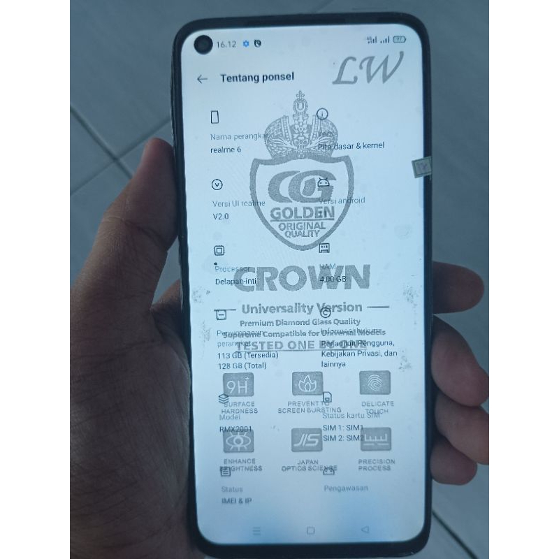 mesin realme 6 4/128 + unit