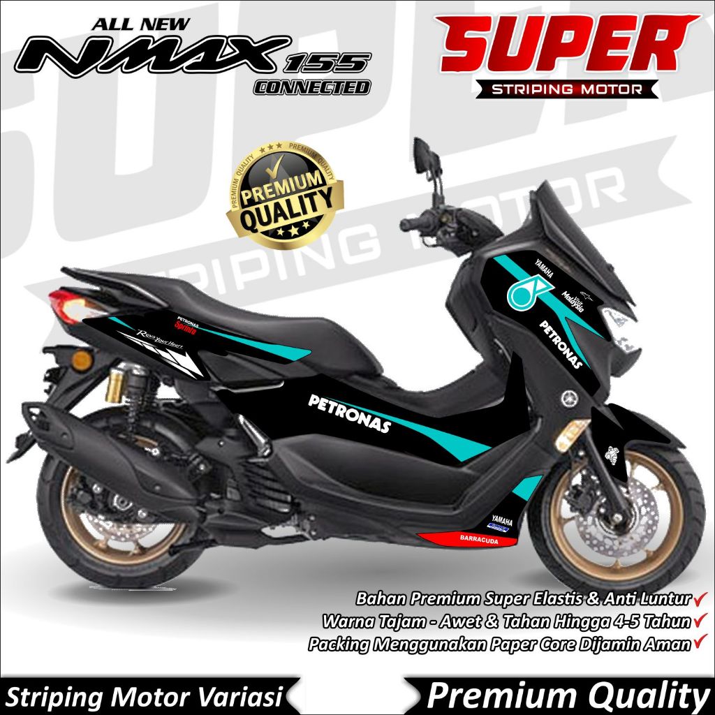 Stiker Nmax New 2020 - 2022 Anti Luntur keren Striping Nmax New 2020 - 2022 Striping Yamaha Nmax New