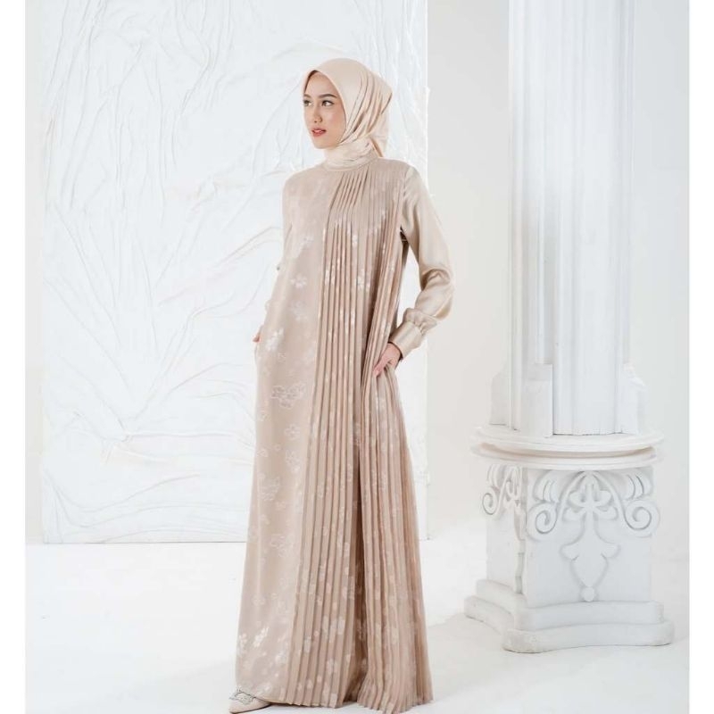 Zoya Embun Dress Sand-pakaian Muslim Wanita