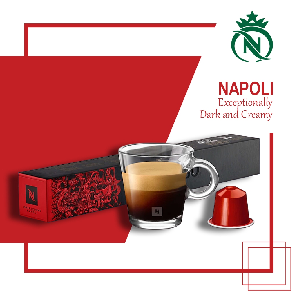 

Capsule Nespresso Napoli Original - Kopi Kapsul Ispirazione Italiana Dark Roast