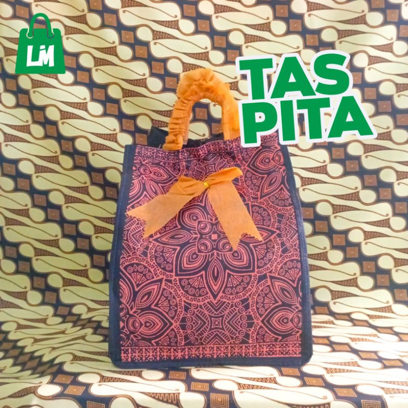 TAS PITA SPUNBOND MOTIF INDIA - KOTAK NASI 22×22 - TAS HAJATAN