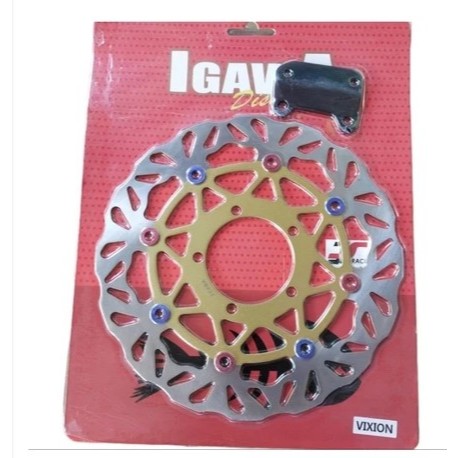 Piringan cakram vixion old nva nvl vixion new depan lebar plus breket