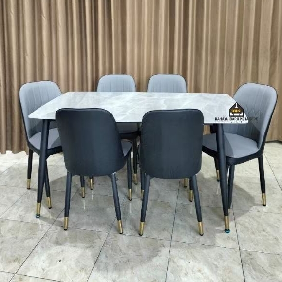 Set Meja Makan Marmer 6 Kursi Meja Makan 6k Marmer Jogja