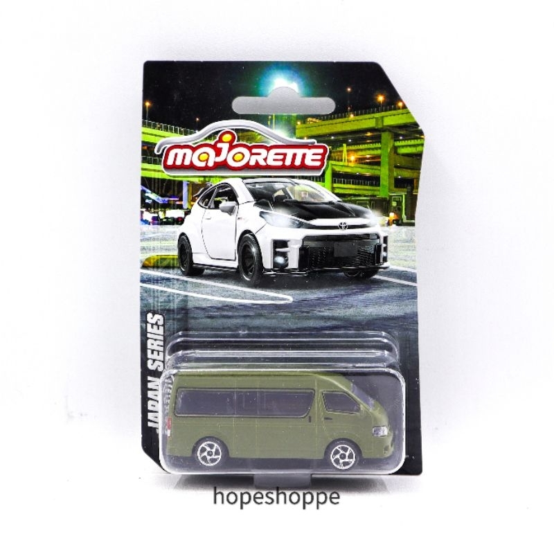 Majorette Japan Series Toyota Hiace Diecast Mobil Original