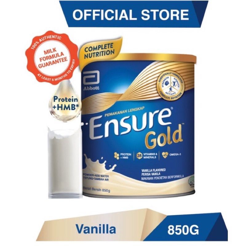 

Susu Ensure Gold Vanilla 850Gr