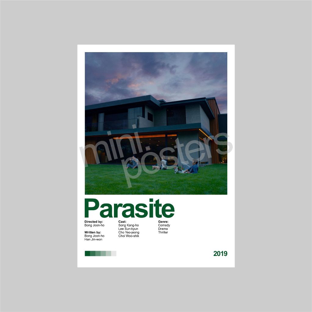 Poster Minimalist Film Parasite