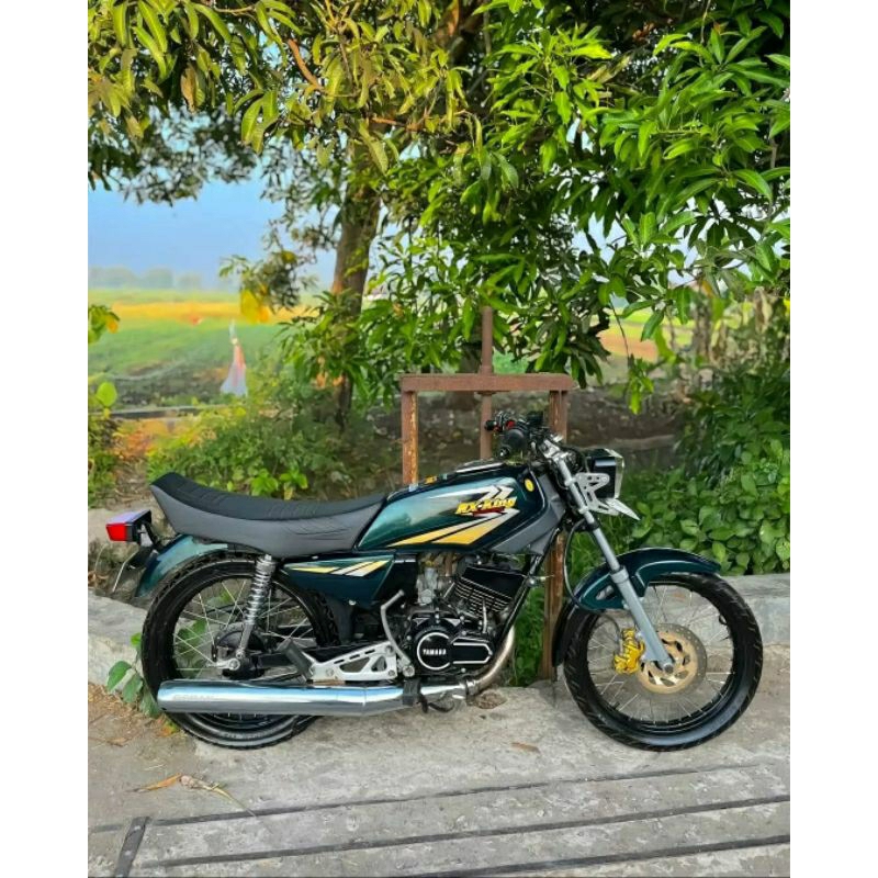 Striping Rx king 2002 Lis Sticker Decal Standar Ori Yamaha Rx King 2002 gold hijau Botol hitam biru 