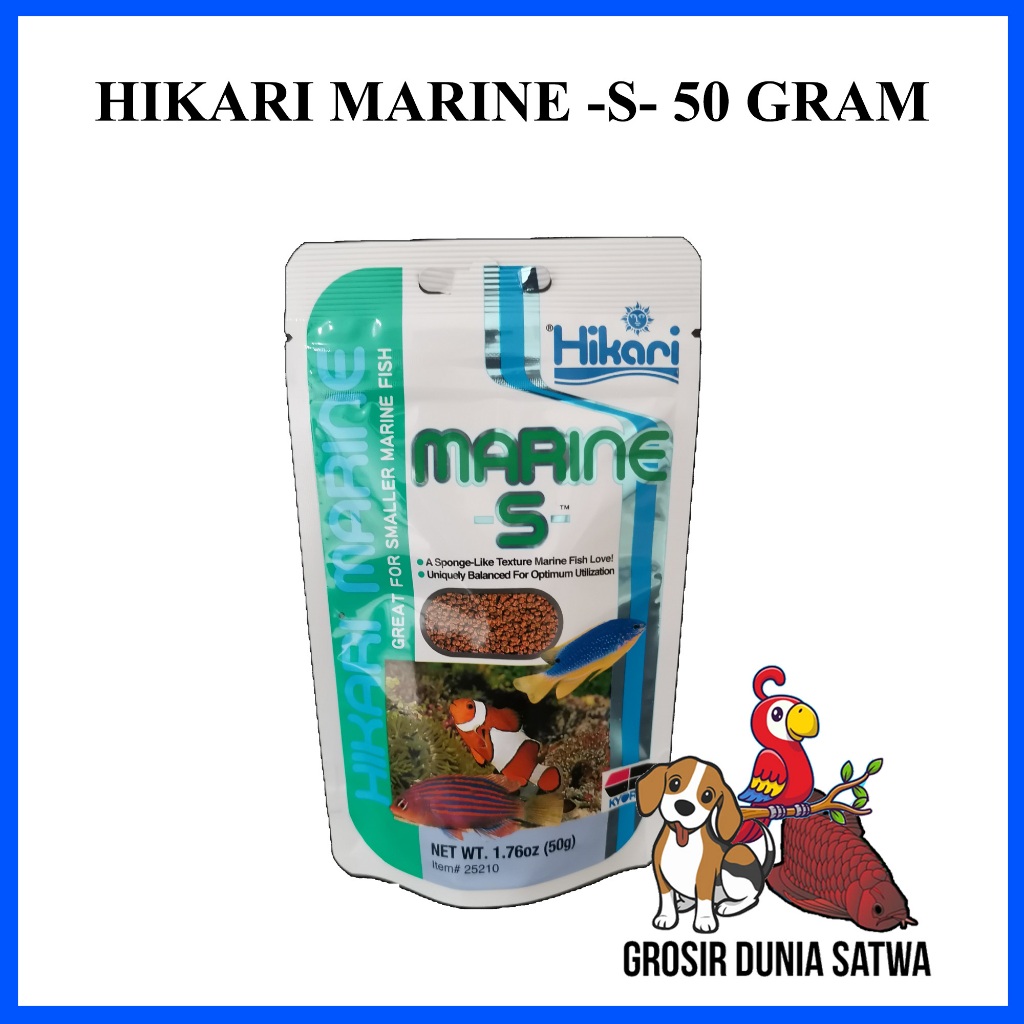 Pakan Pelet Ikan Hias Air Laut Hikari Tropical Marine 50 gr Size S