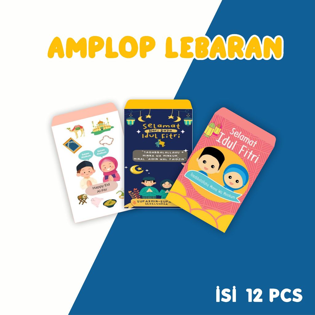 

AMPLOP LEBARAN 12 PCS