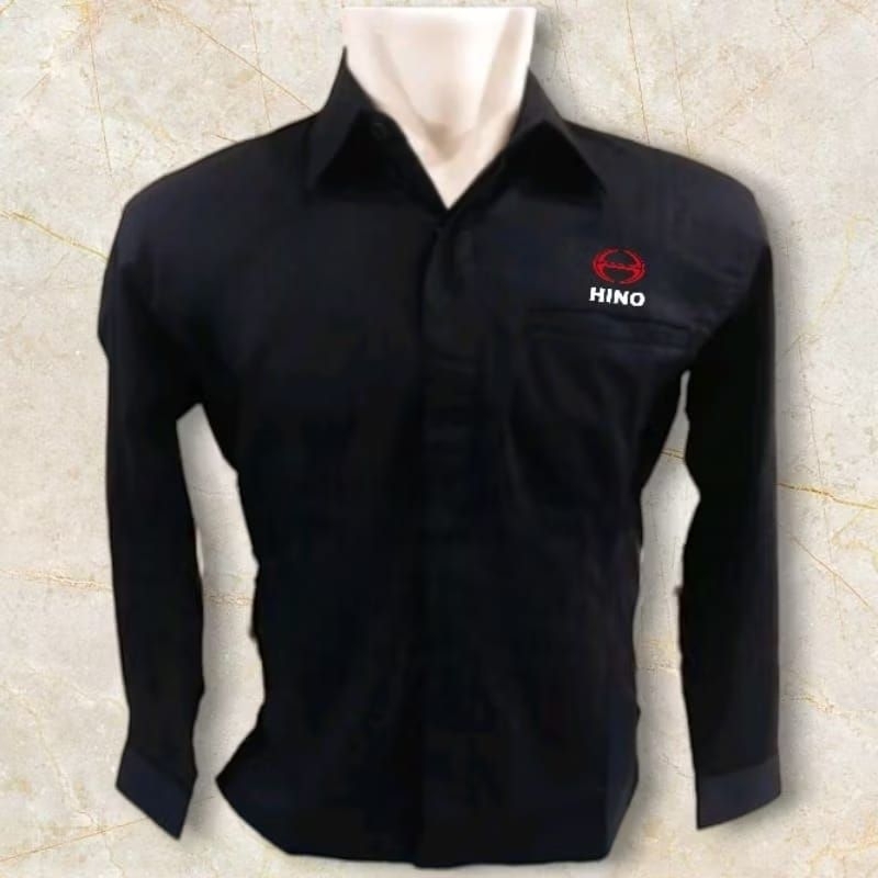kantong 1 Kemeja Hino baju Hino seragam Hino Pdh Hino Pdl Hino kemeja kerja Hino seragam kerja Hino 