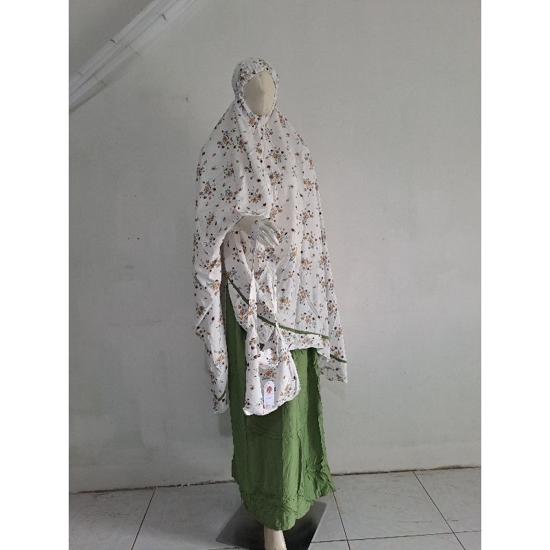 Mukena Motif Rayon Jepang/Mukena Rayon Motif/Mukena Rayon Jepang mix Twill