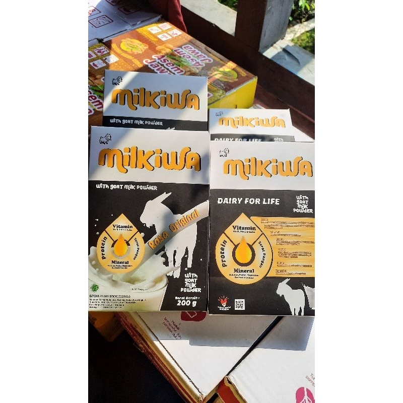 

SUSU KESEHATAN ETAWA 4 DUS | MILKIWA 200 Gr