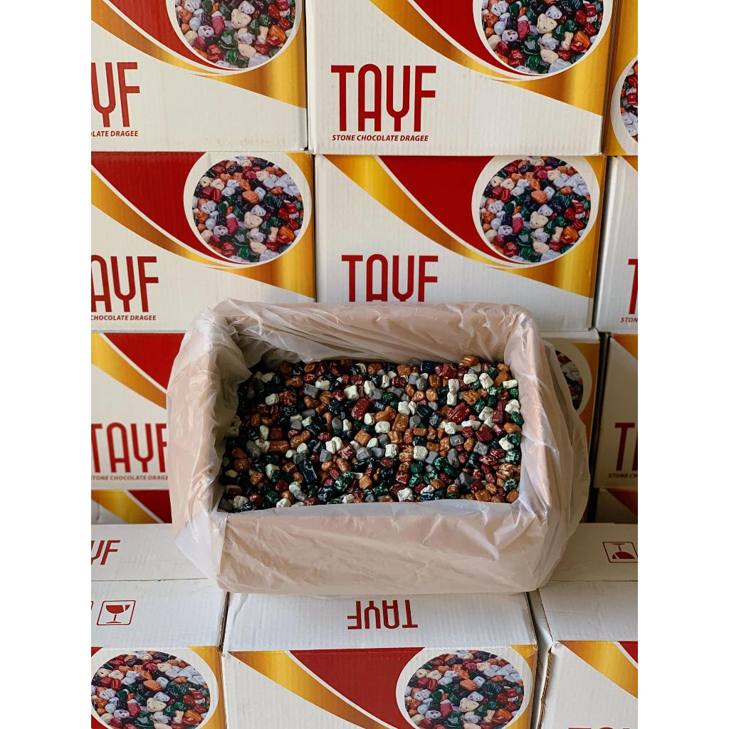 

Coklat Batu Arab / Coklat Kerikil 1kg Tayf Resmi Asli