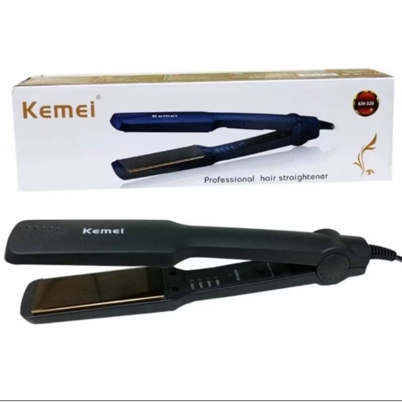 Catok Rambut Kemei KM 329 Rambut SUHU Temperatur