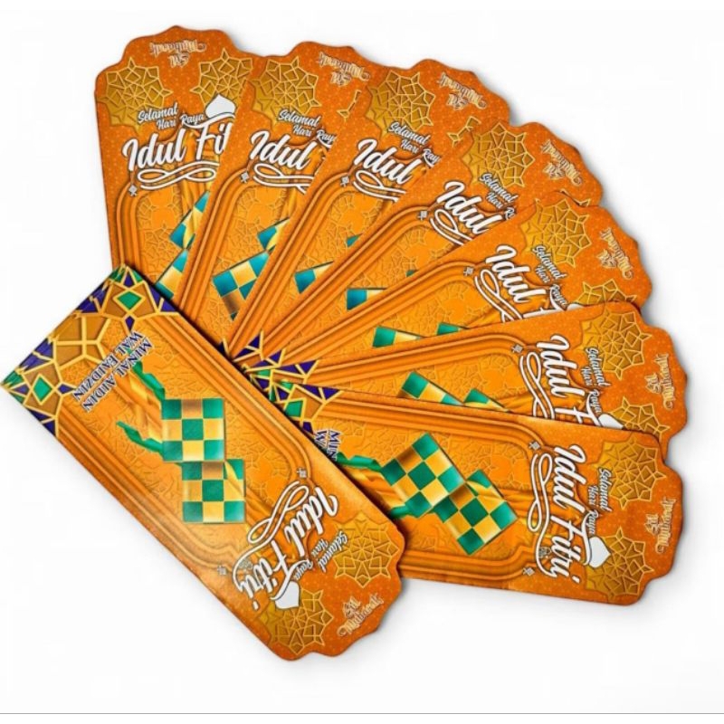 

￼Amplop Lebaran Panjang isi 10 Lembar Motif Masjid / Angpao Thr Idul Fitri Hari Raya 1 pack isi 10 Lembar uk 18,5 x 7,5 Terbaru