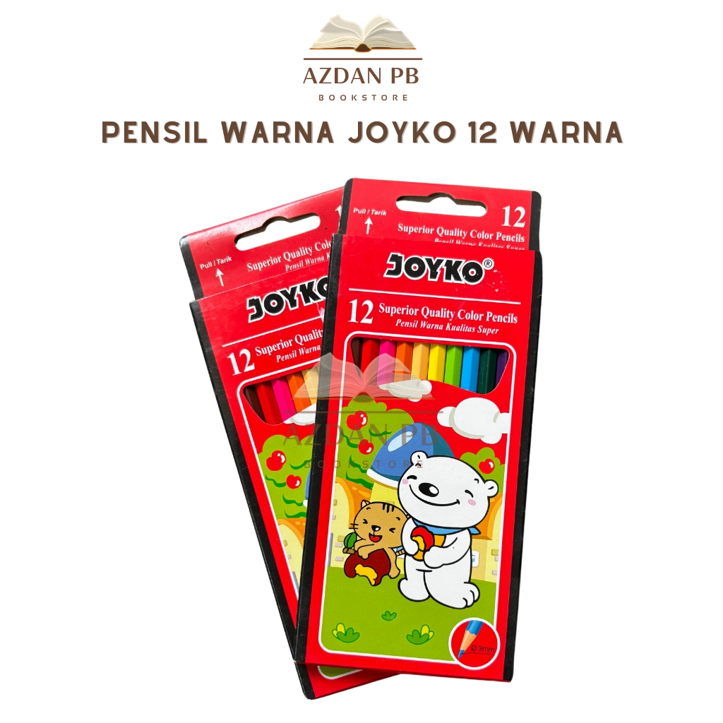 

Pensil Warna Joyko 12 Warna