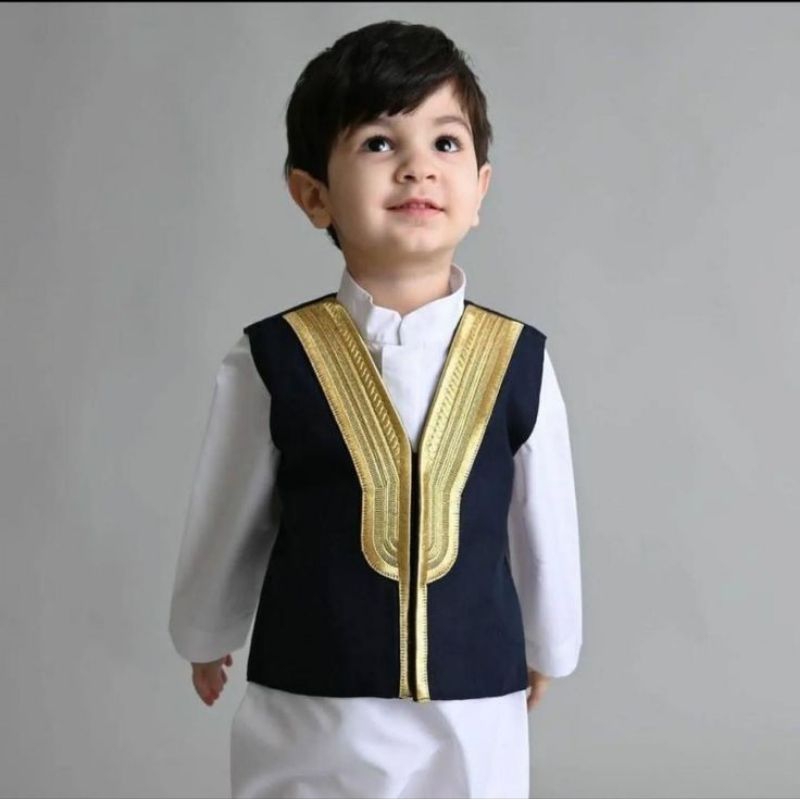 Rompi Outer Vest Anak Laki Laki Ala Arab [Pelindung Gamis]