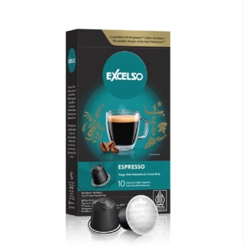 

Excelso Kopi kapsul Nespresso- Espresso