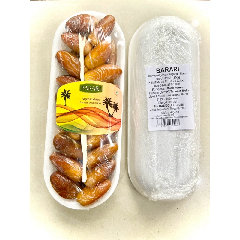 

Kurma Tunis Alger Madu Palm Barari Kurma Tunis Perahu 250g