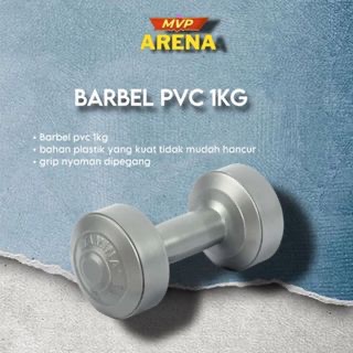 Original Barbel 1 kg Arena MVP dumbel 1 kg latihan beban 1 kg barbel 1kg dumbel 1kg barbel 1kg pvc
