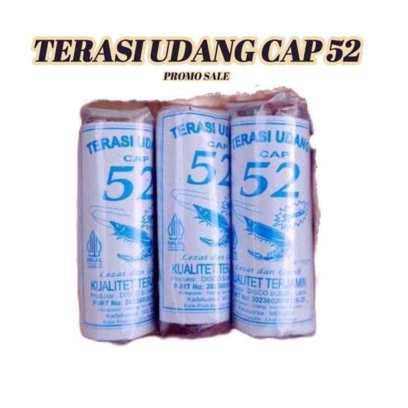 

Terasi Udang Cap 52 ( 1 pack isi 10 )