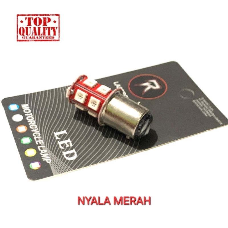 Bohlam Lampu LED Stop Jelly Warna Merah