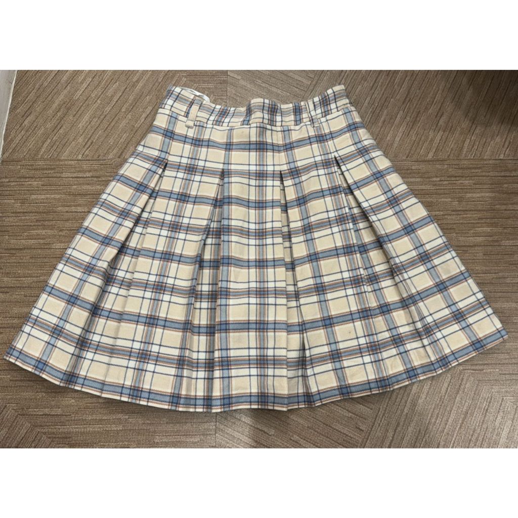 PRELOVED COLZA MINI SKIRT SQUARE ROK PENDEK KOTAK-KOTAK WANITA ROK MINI KPOP ALA KOREA