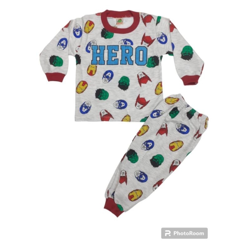 KAKUGO Baju tidur anak laki-laki/pijamas anak cowok umur 2-13